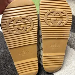 Gucci Birkenstocks, size 10, worn maybe 10 times. Gucci Birkenstock Sandals Gate | TikTok main image 4